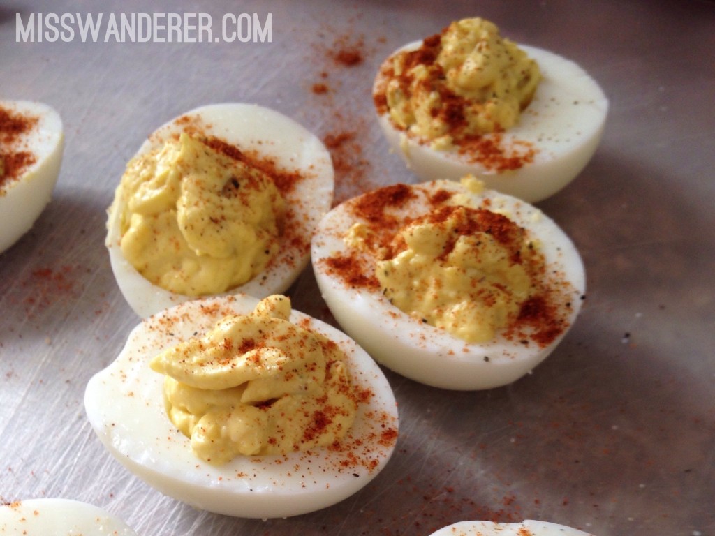 deviled eggs