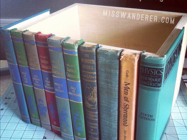 DIY: Hidden Book Storage